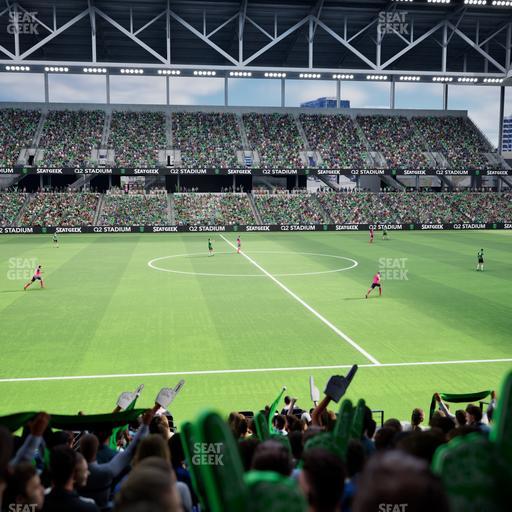 Q2 Stadium - Section Loge 114 A Seat View