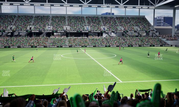 Q2 Stadium - Section Loge 114 A Seat View