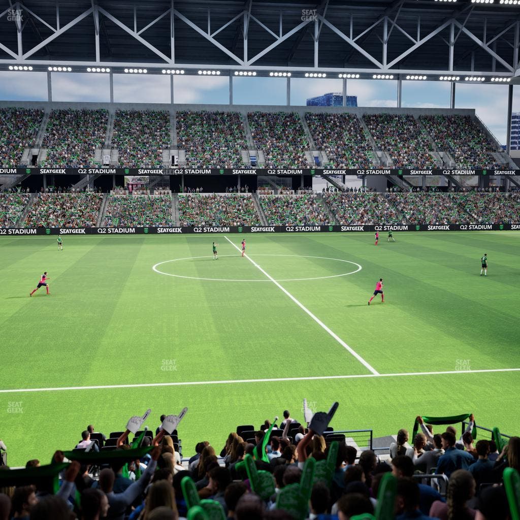 Q2 Stadium - Section Loge 114 B Seat View
