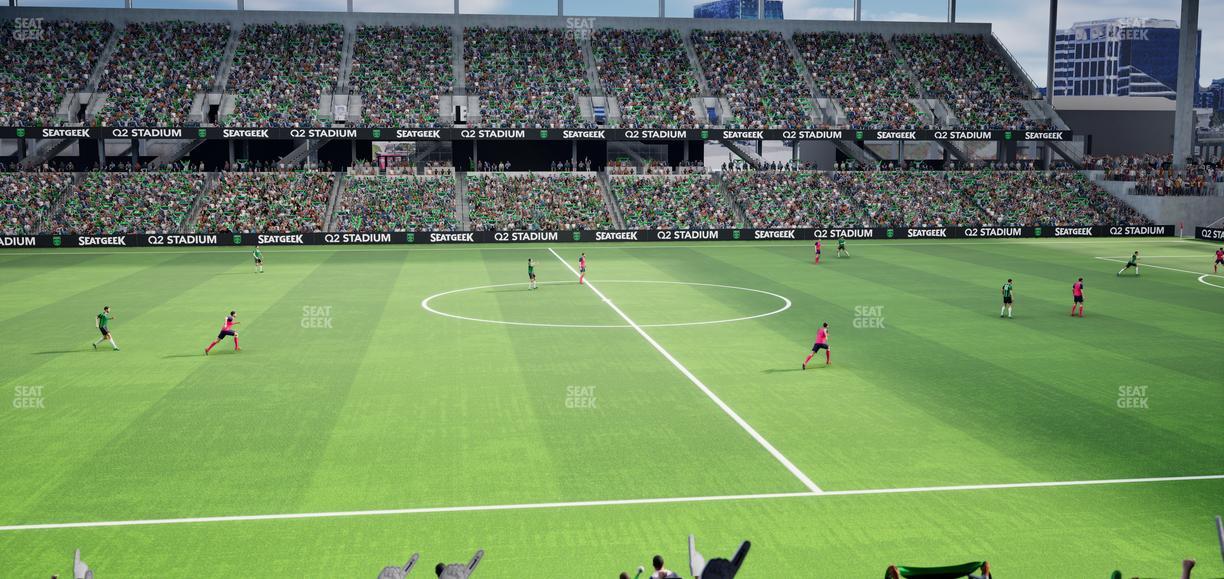 Q2 Stadium - Section Loge 114 B Seat View