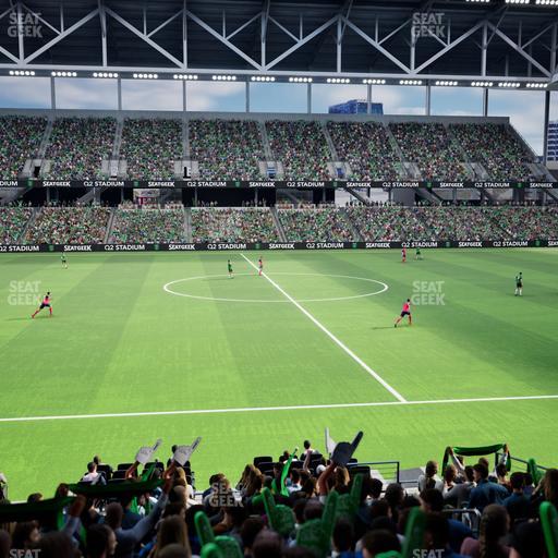 Q2 Stadium - Section Loge 114 B Seat View