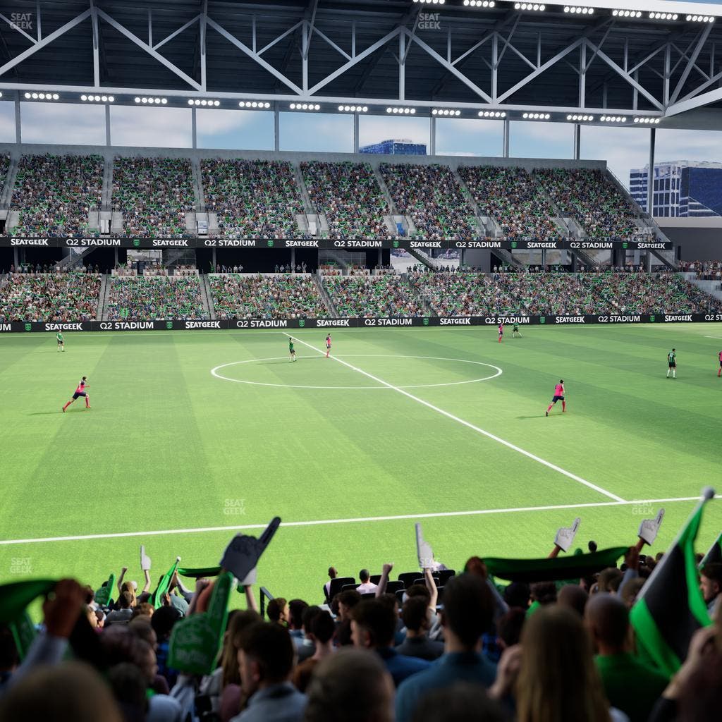 Q2 Stadium - Section Loge 114 C Seat View