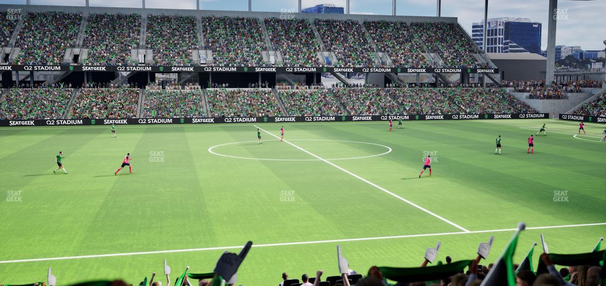 Q2 Stadium - Section Loge 114 C Seat View