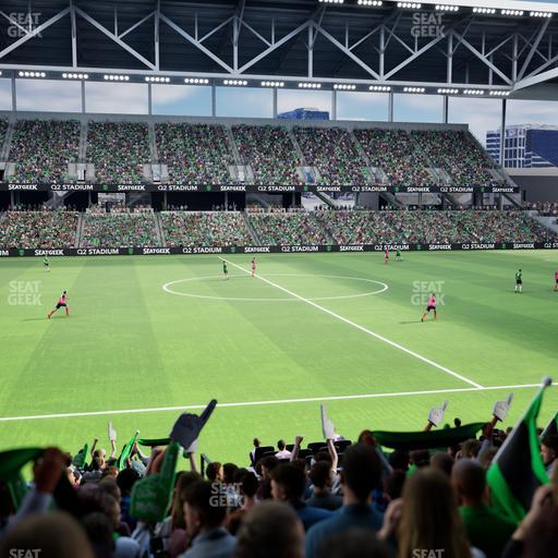 Q2 Stadium - Section Loge 114 C Seat View