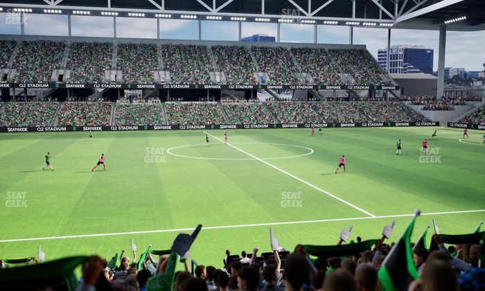 Q2 Stadium - Section Loge 114 C Seat View