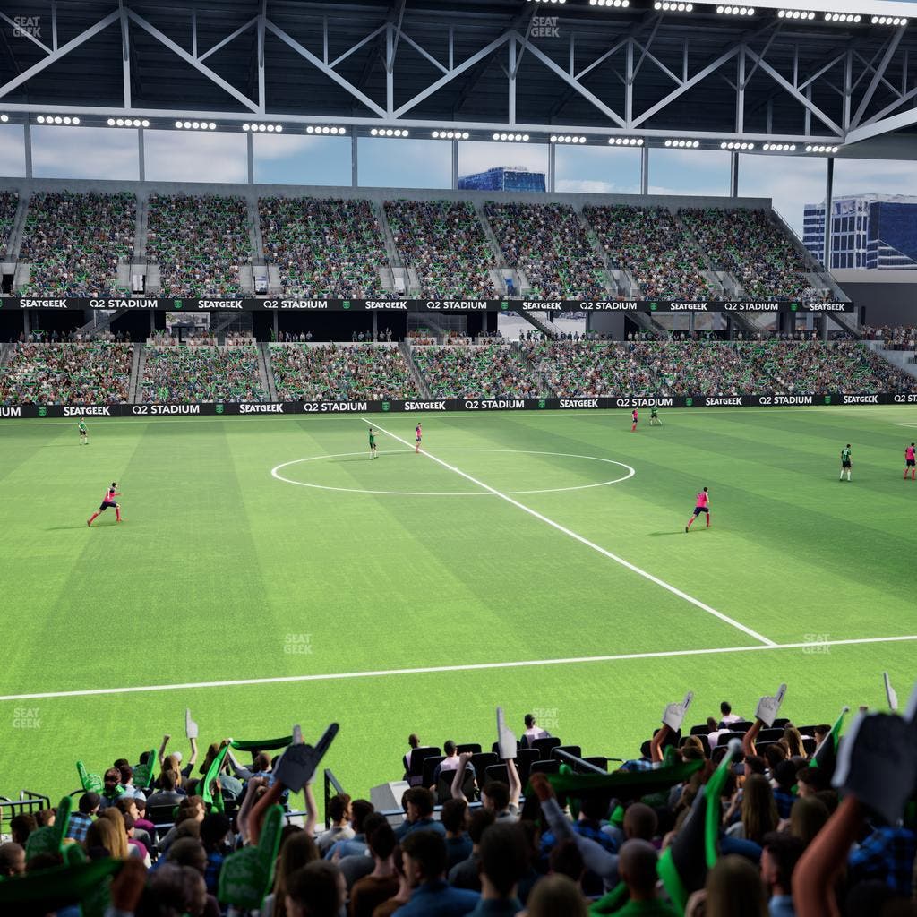 Q2 Stadium - Section Loge 114 D Seat View