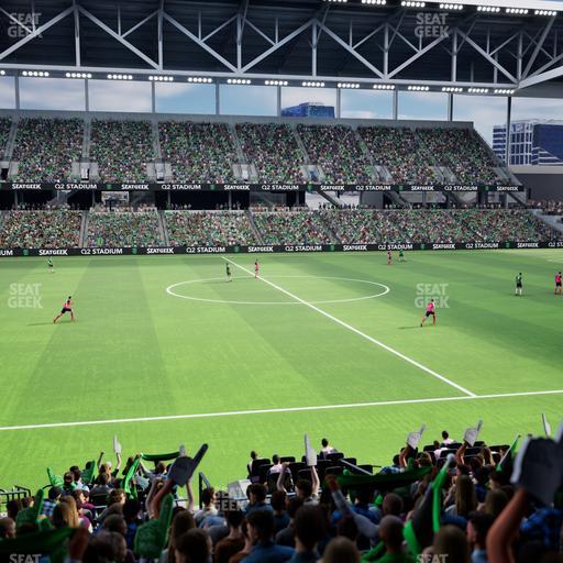 Q2 Stadium - Section Loge 114 D Seat View