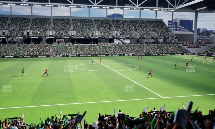 Q2 Stadium - Section Loge 114 D Seat View