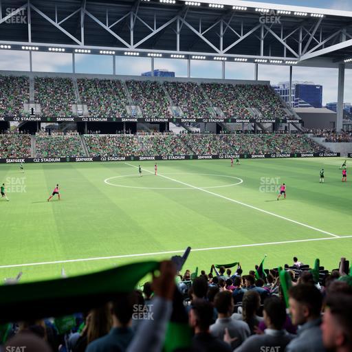 Q2 Stadium - Section Loge 115 A Seat View