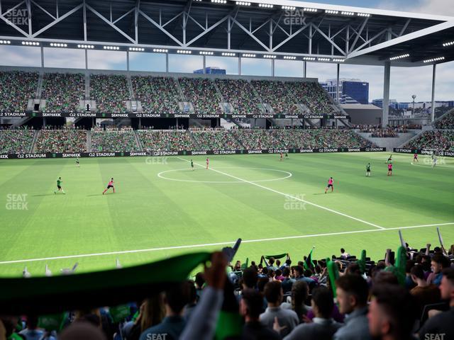 Q2 Stadium - Section Loge 115 A Seat View