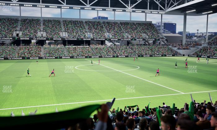 Q2 Stadium - Section Loge 115 A Seat View