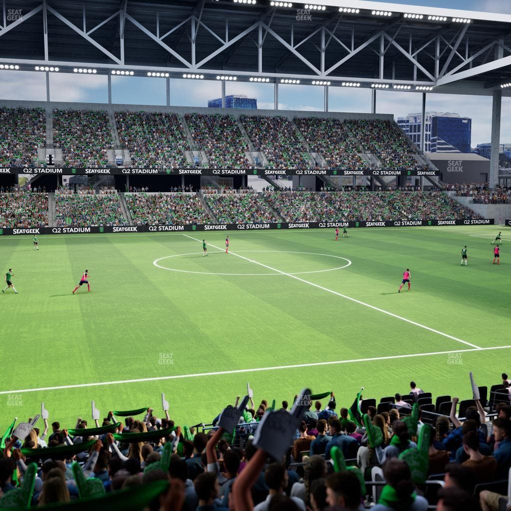 Q2 Stadium - Section Loge 115 B Seat View