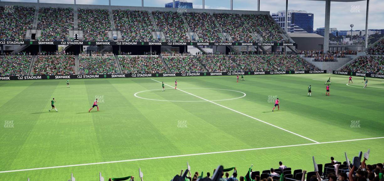 Q2 Stadium - Section Loge 115 B Seat View