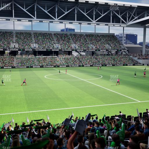 Q2 Stadium - Section Loge 115 B Seat View