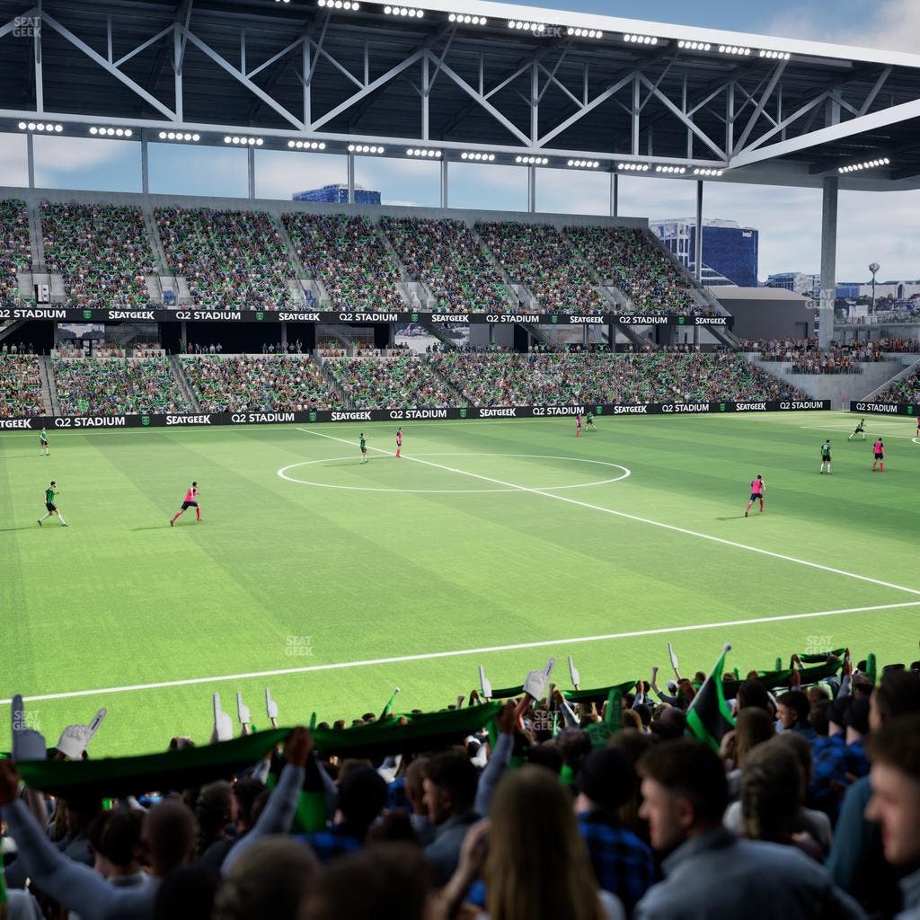 Q2 Stadium - Section Loge 115 C Seat View