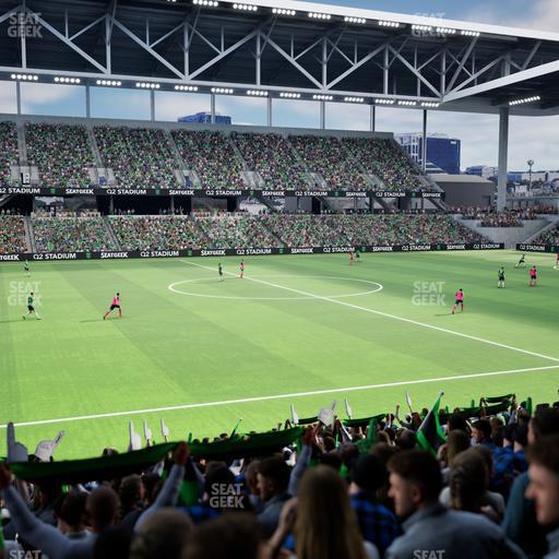 Q2 Stadium - Section Loge 115 C Seat View