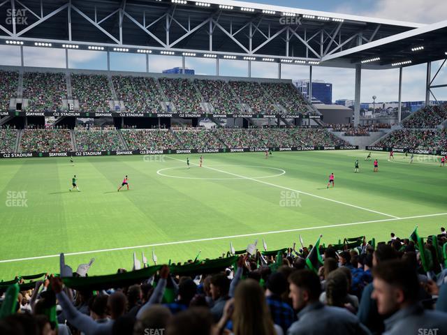 Q2 Stadium - Section Loge 115 C Seat View