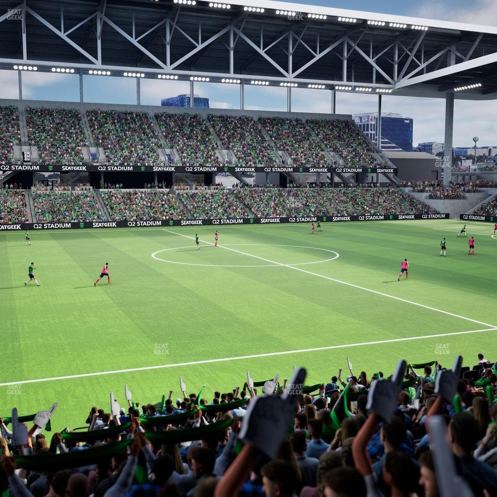 Q2 Stadium - Section Loge 115 D Seat View