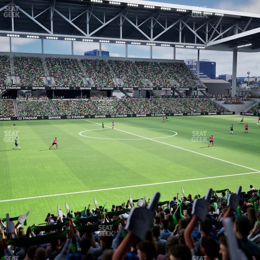 Q2 Stadium - Section Loge 115 D Seat View