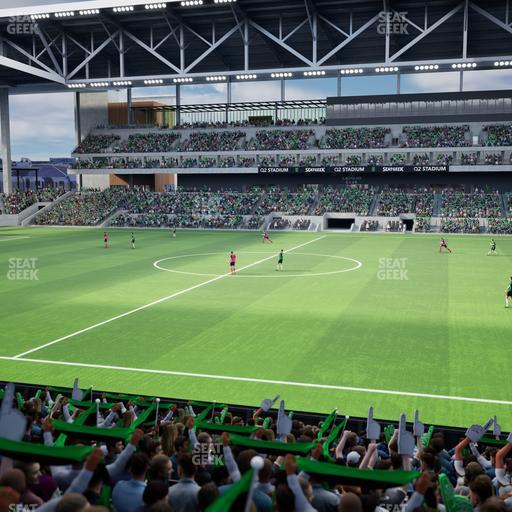 Q2 Stadium - Section Loge 131 A Seat View