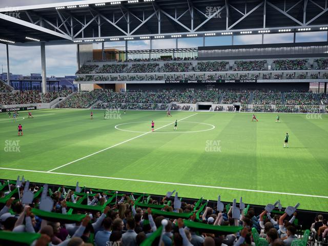 Q2 Stadium - Section Loge 131 A Seat View