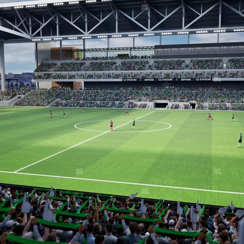 Q2 Stadium - Section Loge 131 B Seat View