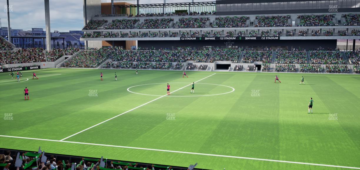 Q2 Stadium - Section Loge 131 B Seat View