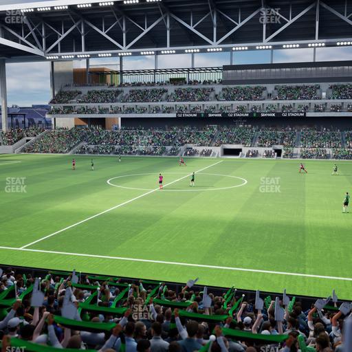 Q2 Stadium - Section Loge 131 B Seat View