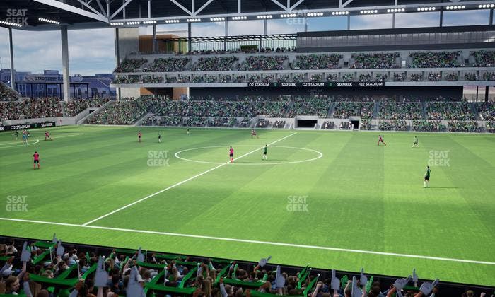 Q2 Stadium - Section Loge 131 B Seat View