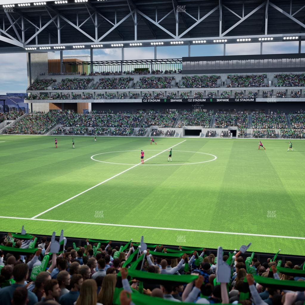 Q2 Stadium - Section Loge 131 C Seat View