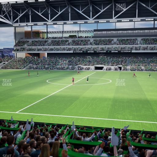 Q2 Stadium - Section Loge 131 C Seat View