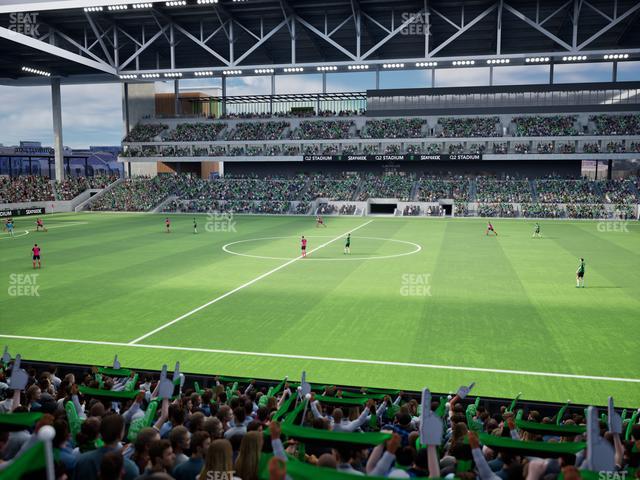 Q2 Stadium - Section Loge 131 C Seat View