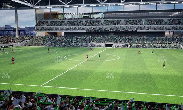 Q2 Stadium - Section Loge 131 D Seat View