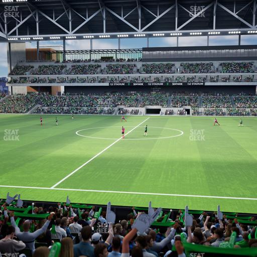 Q2 Stadium - Section Loge 131 E Seat View