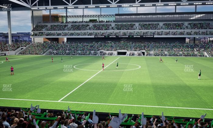 Q2 Stadium - Section Loge 131 E Seat View