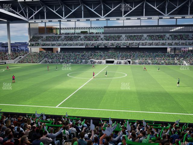 Q2 Stadium - Section Loge 131 F Seat View