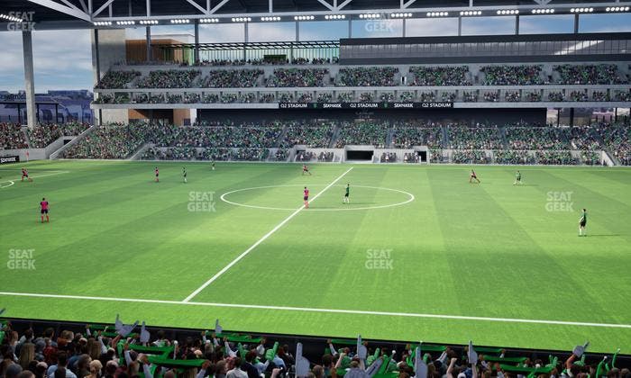 Q2 Stadium - Section Loge 131 F Seat View