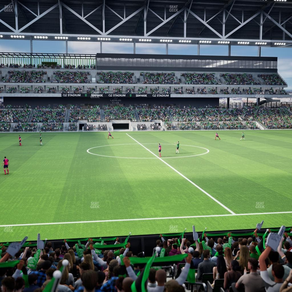 Q2 Stadium - Section Loge 133 A Seat View