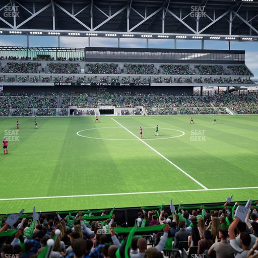 Q2 Stadium - Section Loge 133 A Seat View