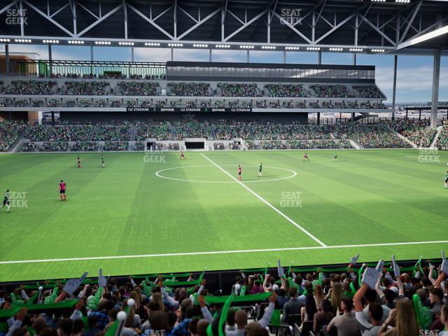 Q2 Stadium - Section Loge 133 A Seat View