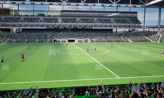 Q2 Stadium - Section Loge 133 A Seat View