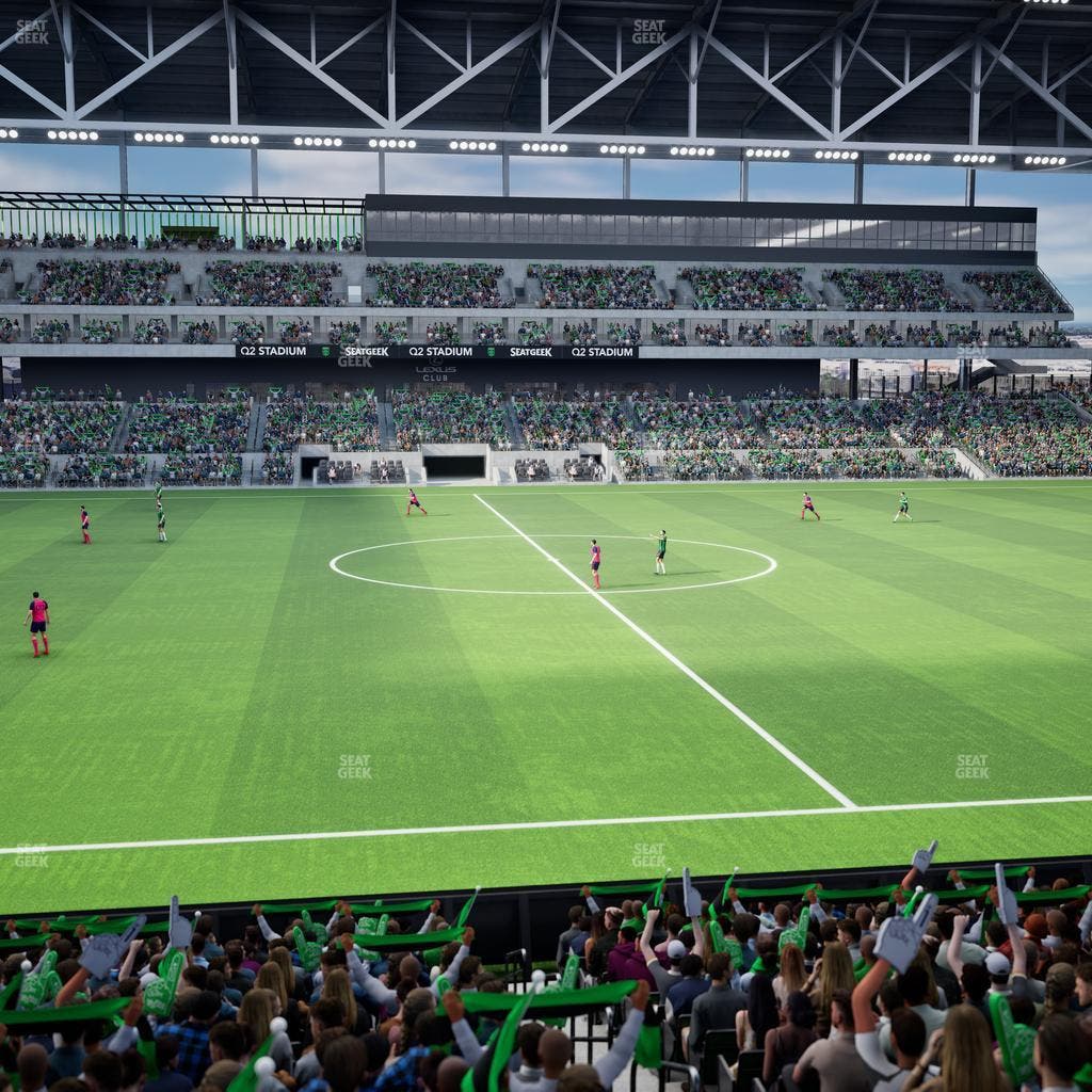 Q2 Stadium - Section Loge 133 B Seat View