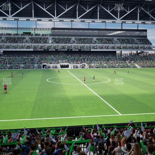 Q2 Stadium - Section Loge 133 B Seat View