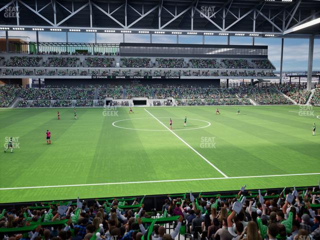 Q2 Stadium - Section Loge 133 B Seat View