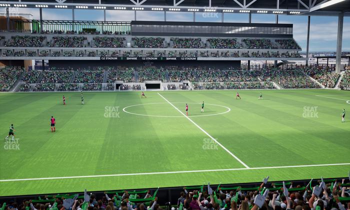 Q2 Stadium - Section Loge 133 B Seat View