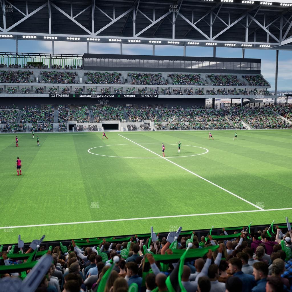 Q2 Stadium - Section Loge 133 C Seat View