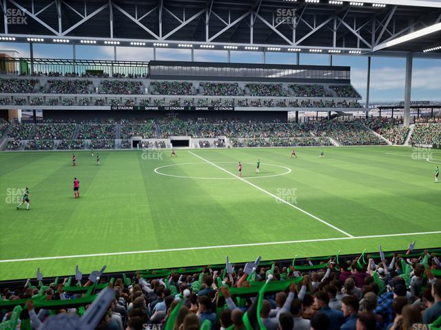 Q2 Stadium - Section Loge 133 C Seat View