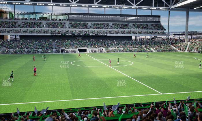 Q2 Stadium - Section Loge 133 C Seat View