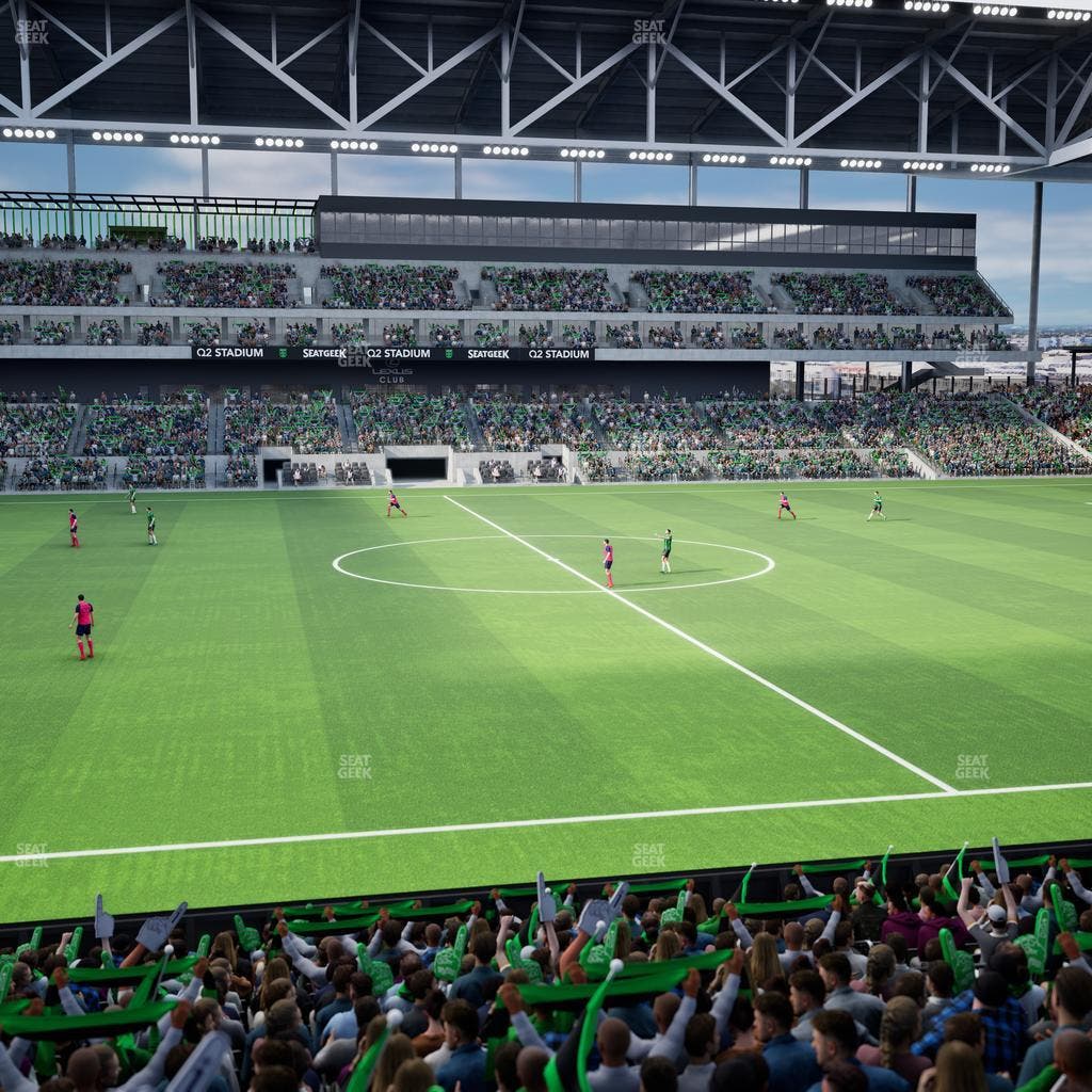 Q2 Stadium - Section Loge 133 D Seat View