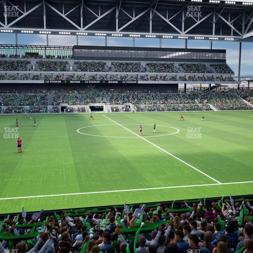 Q2 Stadium - Section Loge 133 D Seat View